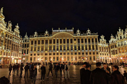 Free Tour del encanto nocturno de Bruselas